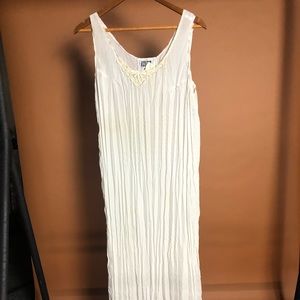 SOLD Pleated sheer dress